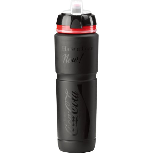 Elite Trinkflasche Maxicorsa Coca-Cola Schwarz mit Deckel, schwarz matt /glanz, 1000 ml, FA003514114