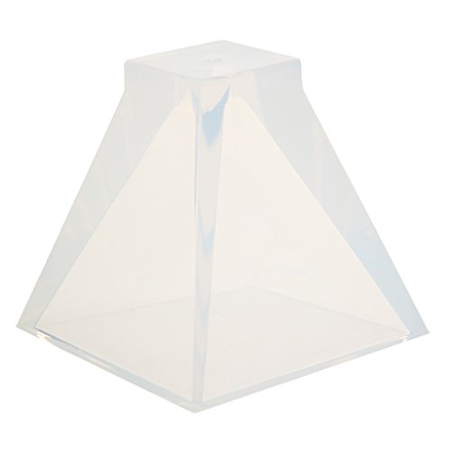 Phenovo Silikon AnhängerGießform DIY Schmuck Basteln Machen Juwelier Bedarf Werkzeuge Pyramidenform - 9