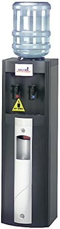 Dream 3300 Floor Standing Hot and Cold Bottled Water Cooler. Black. High Capacity Water Dispenser with Push Lever Taps and Cup Dispenser