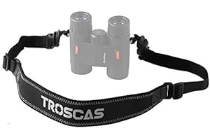 EYESKEY TROSCAS Super Comfort Neoprene Optic Straps | Loop Connectors | Field Repair Buckle | Lightweight | Adjustable Length Neck Straps for Binoculars Cameras (Type 3)