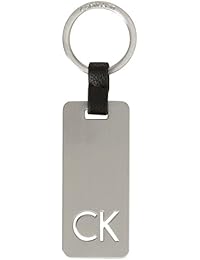 Calvin Klein - Giftbox Metal Keyfob, Llaveros Hombre, Negro (Black), 1x4x12 cm (B x H T)