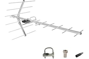 VIEWI SSL 26 Element TV Aerial HD Digital Freeview Loft/Outdoor Ariel Antenna 4G & 5G