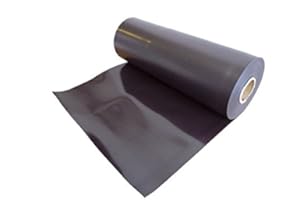 MAGNOSPHERE Caoutchouc aimanté naturel 0,9mm x 50cm x 100cm - Se positionne facilement sur votre mur magnétique