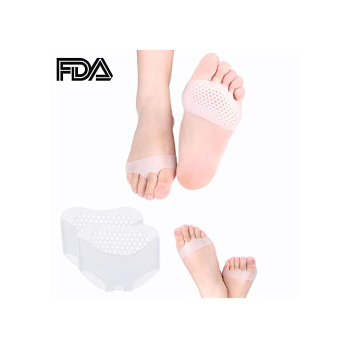 Buy Metatarsal Pads Ball of Foot Cushion Soft Gel Ball of Forefoot Pads
