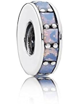 Pandora Damen-Charm Unendlichkeit 925 Silber Kristall weiß Brillantschliff - 791724NOW
