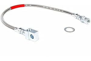 Rough Country Stainless Brake Line for 71-87 GMC C15/K15 | 4-6"-89335S, Rear | 1971-1991