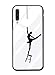Produktbild Alsoar Case ersatz für Galaxy A10 Hülle,Personalisiert Hülle Kompatibel mit Samsung A10,Ultra Dünn Silikon TPU und Gehärtetes Glas Zurück Design Tasche Schale Kratzfeste Schutzhülle (Ballett)