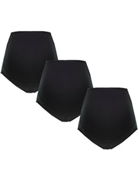 Umstandsmode von Herzmutter - Umstandsslip-Schwangerschaftsslip-Überbauchslip für Damen, im Einzelpack-Doppel-Dreierpack-Set...