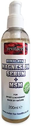 Revitacell Himalayan Magnesium Serum + MSM - Pure Transdermal Magnesium - For Joints and Muscles - 200ml