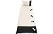 Bow Black and Cream Bedding Set - Single.