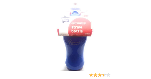 tommee tippee essentials straw bottle