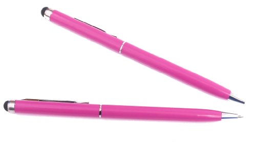 2x PINK tomaxx Stylus Pen – Eingabestift + Kugelschreiber für Sony Xperia ion – Xperia P – Xperia S – Xperia U – Xperia Sola u.a alle Sony Handy mit Touchscreen Display… - 6