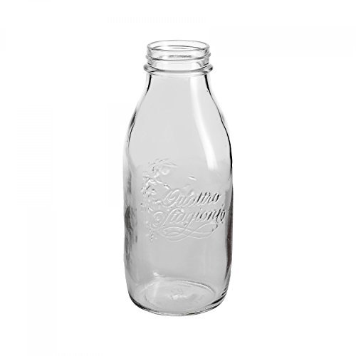Einmachglas Original Quattro Stagioni 1,0L Flasche incl. Bormioli Rezeptheft - 5