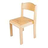 Kinder Jonas Stuhl aus Holz, (Kindergarten Qualität) - 2