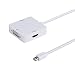 Produktbild Cyond 3-in-1-Mini-DP-Displayport für HDMI-DVI-VGA-Adapter, kompatibel mit Mac, MacBook Air, iMac, Microsoft Surface Pro, 3/4/5/6, MS Surface Book, ThinkPad-Monitorprojektor