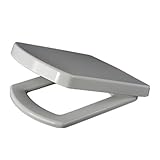 Home Standard® White Luxury Square Quick Release Soft Close Toilet Seat | Squared Edges | Top Fix & Easy Clean