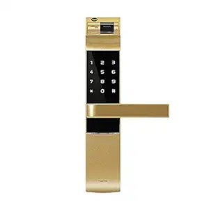 Yale YDM 4109 Smart Door Lock with Biometric, Pincode, Mechanical Keys & App Enabled Access, Bluetooth & WiFi Optional, Color- Gold(Free Installation)