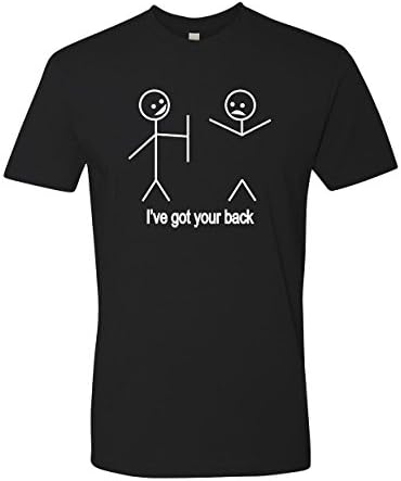 TAILAD I've Got Your Back Funny Stick Figure T-Shirt