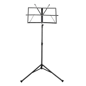 Blueberry R-006 Folding Music Stand/Book Stand Professional Collapsible Orchestra Portable and Light weight Suitable for Instrumental Performance with carry Bag