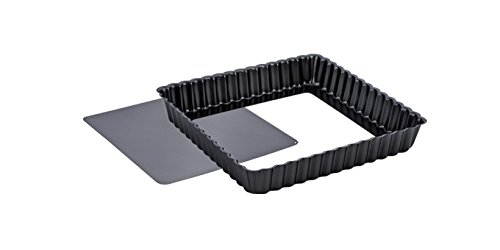 comprare on line Tescoma 623117 Delicia Stampo Crostata Quadrato con Fondo Removibile, 24 x 24 cm prezzo