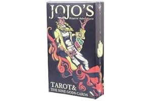OCDSLYGB Bizarre Adventure Tarot, Tarot Card, 84 Table Game Tarot Cards (22 Great Arcana + 9 Rongshen), Tarot Cards Deck, Divination Tool for Tarot lover, Beginners (TDD1111)