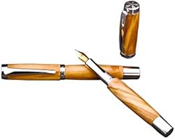Storia, Wooden Pen Of Ulivo Version Stylograph Mod. Verona