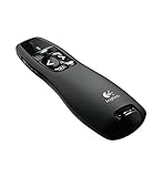 910-004311 Logitech R400 RF Schwarz - Funk-Presenter (RF, 10 m, AAA, USB, Mini, Schwarz)