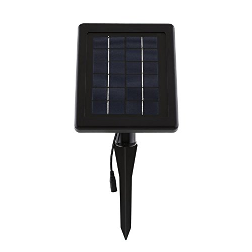 DECKEY Solarstrahler Solarspot Solarleuchte Solarlampe Garten Lampe Außenleuchte wasserdicht 30leds - 5