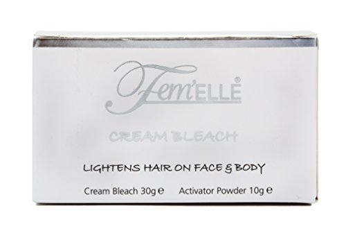 Femelle Cream bleach lightens hair on face and body Cream bleach 30g Activator powder 10g