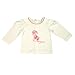 Maison Bebe Baby Girl's Long Sleeve T-Shirt White/Pink 6-9 Months