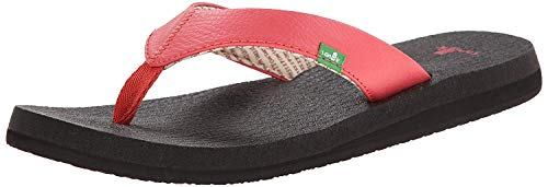 Sanuk Yoga Mat, Chanclas para Mujer, Rot (Watermelon), 38 EU