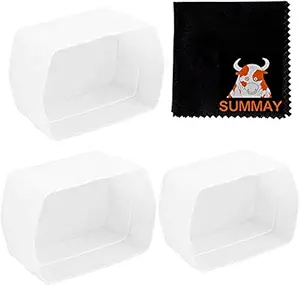 Flash Diffuser Dome Bounce - Fit Godox V860II V850II TT685 TT600 Flash Speedlight (3 Pack White)