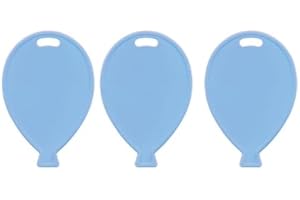 RPP Balloon Shaped Plastic Balloons Weights pack of 10 (Blue)
