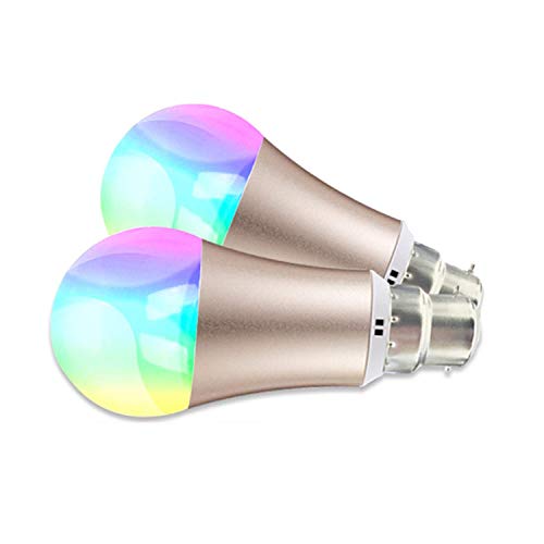 JinvooSmart Wi-Fi Smart LED Light Bulb, Dimmable Multicolored Color 6W B22, No Hub Required, Compati JinvooSmart Wi-Fi Smart LED Light Bulb, Dimmable Multicolored Color 6W B22, No Hub Required, Compati