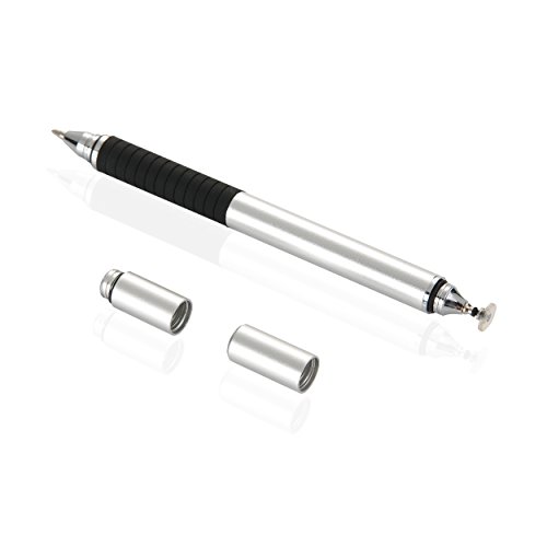 Präziser Eingabestift & Kugelschreiber für Tablet und Smartphone in Silber - 2