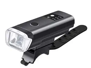 FASTPED Bicycle 350 Lumen Flashlight for Bicycle Anti-Glare Smart Bike Light Usb Rechargeable MTB Front Lamp Cycling Headlight Bike Abs Accessories (Black)