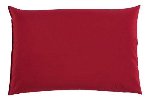 Couchkissen Sofakissen Kissen XXL Rückenpolster Loungekissen Bodenkissen 100x70 cm versch. Farben (dunkelrot)