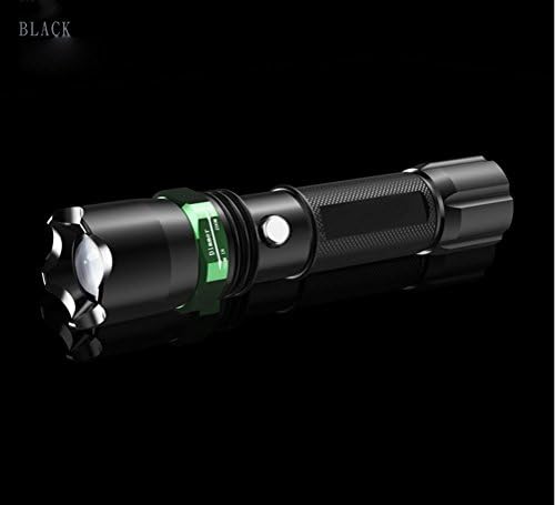 GJY LED FLASHLIGHTLed Rechargeable Flashlight Flashlight Mini Home Outdoor Waterproof , Black,Black