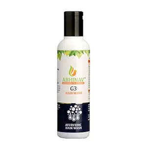 ABHINAV G3 HAIRWASH 100 ML EACH Shampoo for Hair Growth and Hair Fall Control PACK OF 3