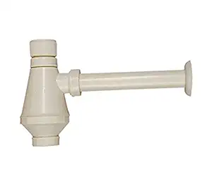 SHRUTI PVC Delux Bottle Trape for Wash Basin/Kitchen Sink Water Out let - 1253 Ivory