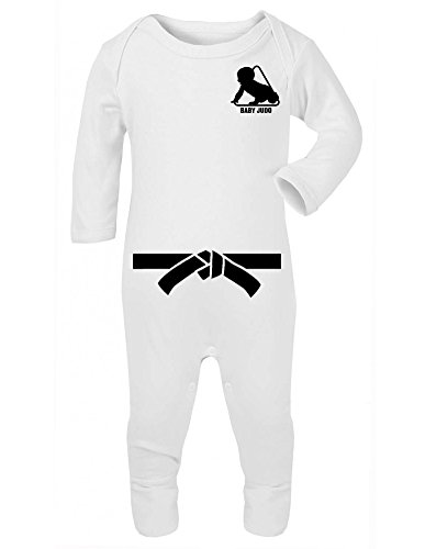ROMPER - Judo Black Belt Baby GI style Rompersuit / Playsuit
