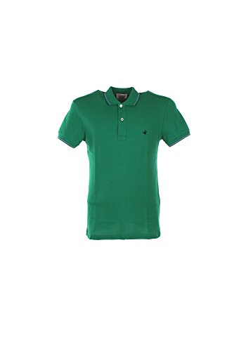 Preisvergleich Produktbild Polo Uomo Brooksfield 56 Verde 201a.b002 Primavera Estate 2017