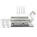 Produktbild JINHUGU 6L horizontale hausgemachte Wurstfüller Hersteller Fleisch Stuffer Maschine 304 Edelstahl mit Rohr New