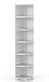 Produktbild Eckregal 30, Farbe: Weiß - Abmessungen: 198 x 37 x 37 cm (H x B x T)