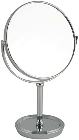 FMG 6 inch (15cm) 5x magnification double sided cosmetic mirror