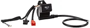 Uno Minda CI-2004 Ignitor - Black CASE, 1 Wire, 2 PIN RED & 3 PIN Black, 1 Round Connector for-TVS-Star City/DLX