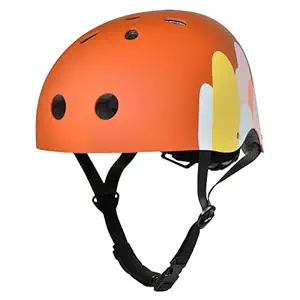 Teetle Youth Skateboard Helmet Adults/Teens/Kids with Two Removable Liners Multi-Sports Scooter Roller Skate Inline Skating for Men/Women M Size 21-23 Inch