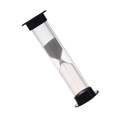 Sanduhr – SODIAL(R) Multifarbige Sanduhr 1-10 Minuten (Schwarz 1 Minute) - 2