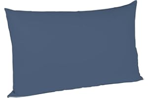 Fleuresse Colours Kissenbezug, Mako Satin, Denim, 40 x 60 cm