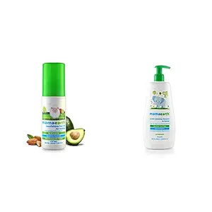 Mamaearth Nourishing Hair Oil for Babies 100ml (0-10 Years) & Mamaearth Gentle Cleansing Natural Baby Shampoo, 400ml (White)